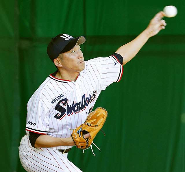 プロ野球開幕間近 ２ ヤクルト 石川雅規投手 秋田魁新報電子版