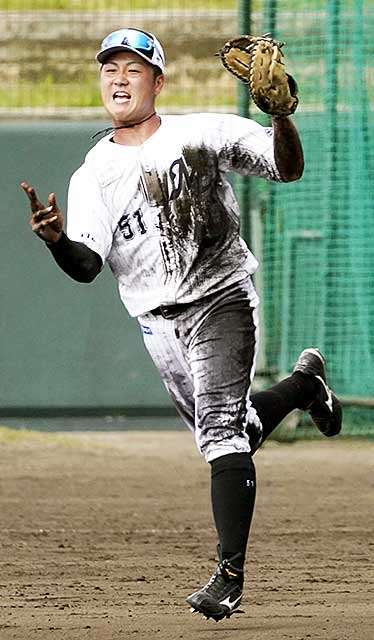 プロ野球開幕間近 ２ ロッテ 山口航輝外野手 秋田魁新報電子版