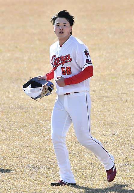 プロ野球開幕間近 １０ 藤井黎來投手 広島 制球力向上へ足腰強化 秋田魁新報電子版